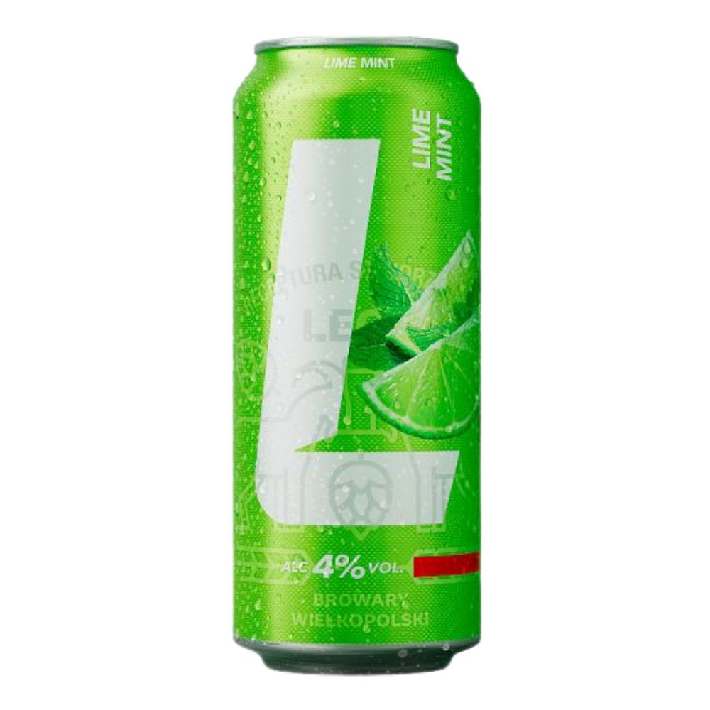 Piwo Lech Limonka z Miętą 4% 500 ml Puszka