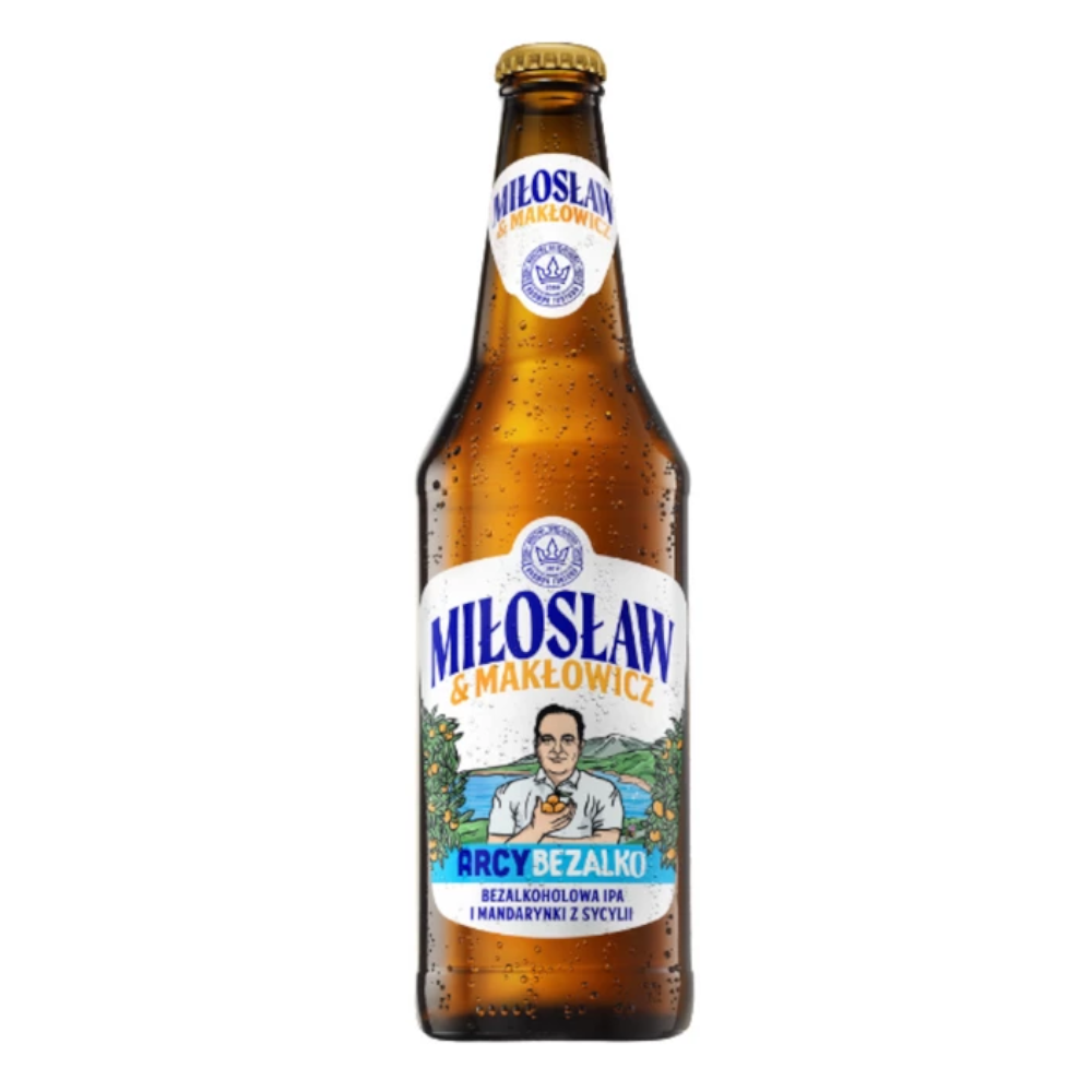 Piwo Miłosław & Makłowicz ArcyBezalko 0% 500 ml