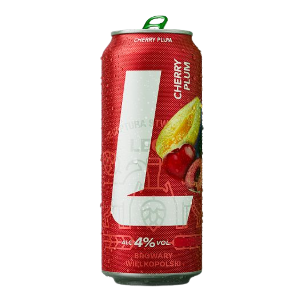 Piwo Lech Wiśnia i Śliwka 4% 500 ml Puszka