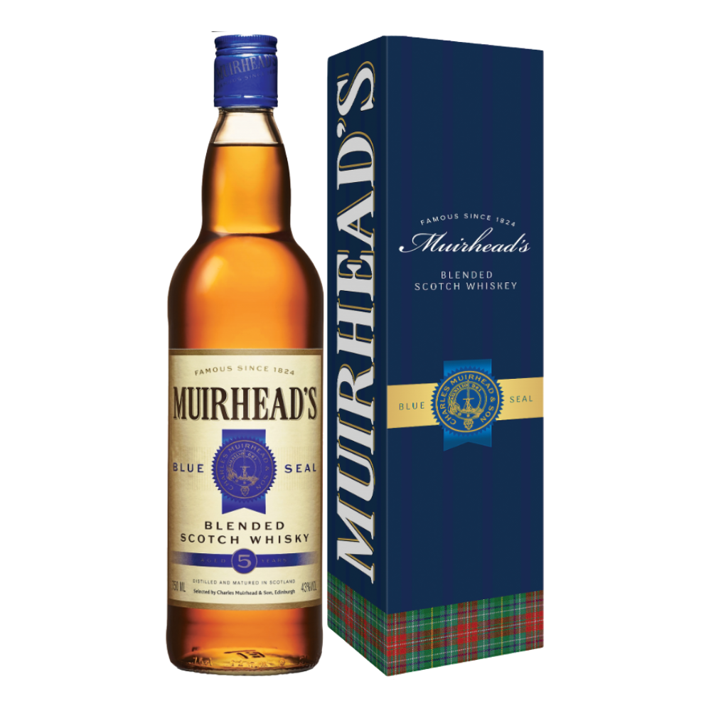 Whisky Muirhead's Blue Seal 5YO 40% 700 ml kartonik
