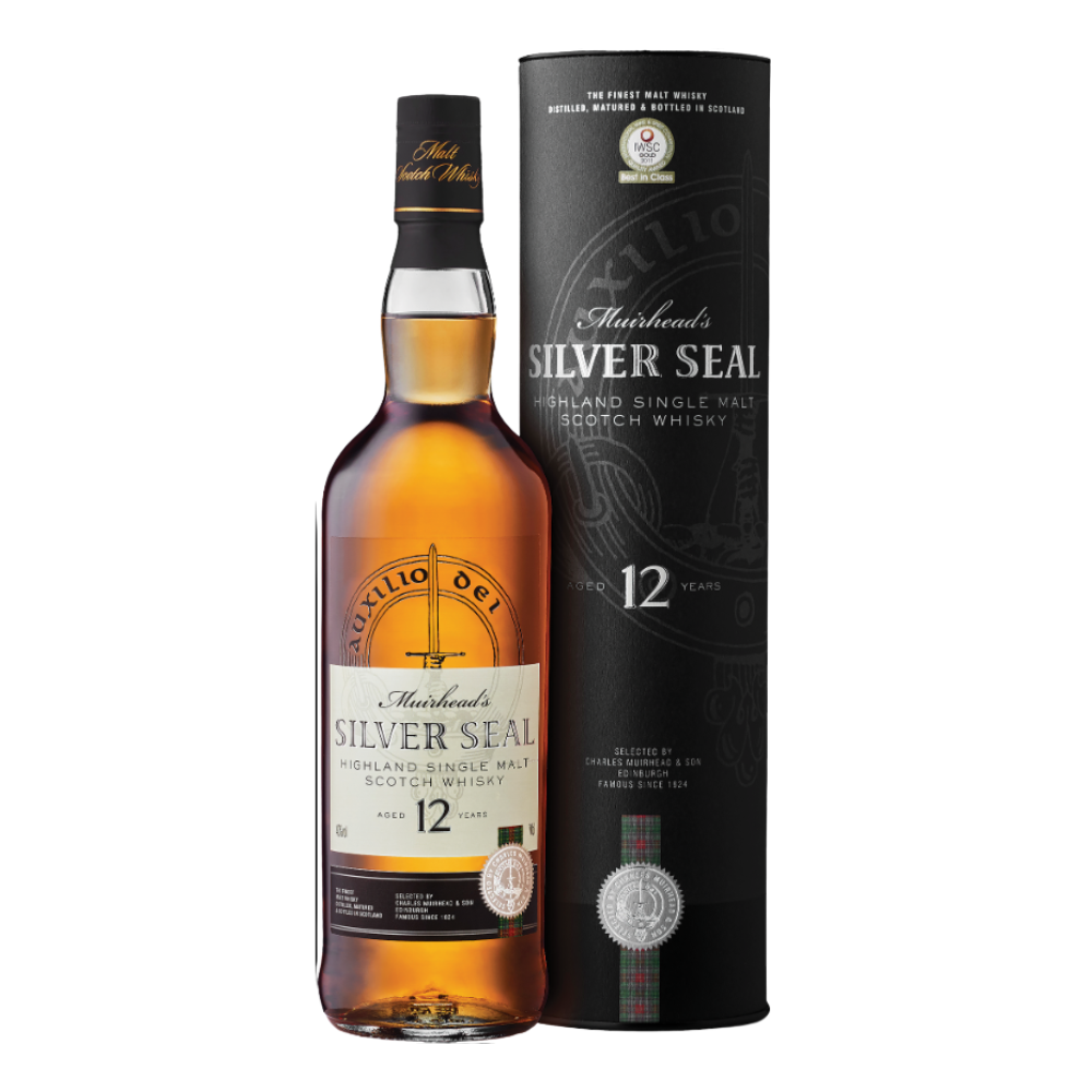Whisky Muirhead's Silver Seal 12YO 40% 700 ml tuba