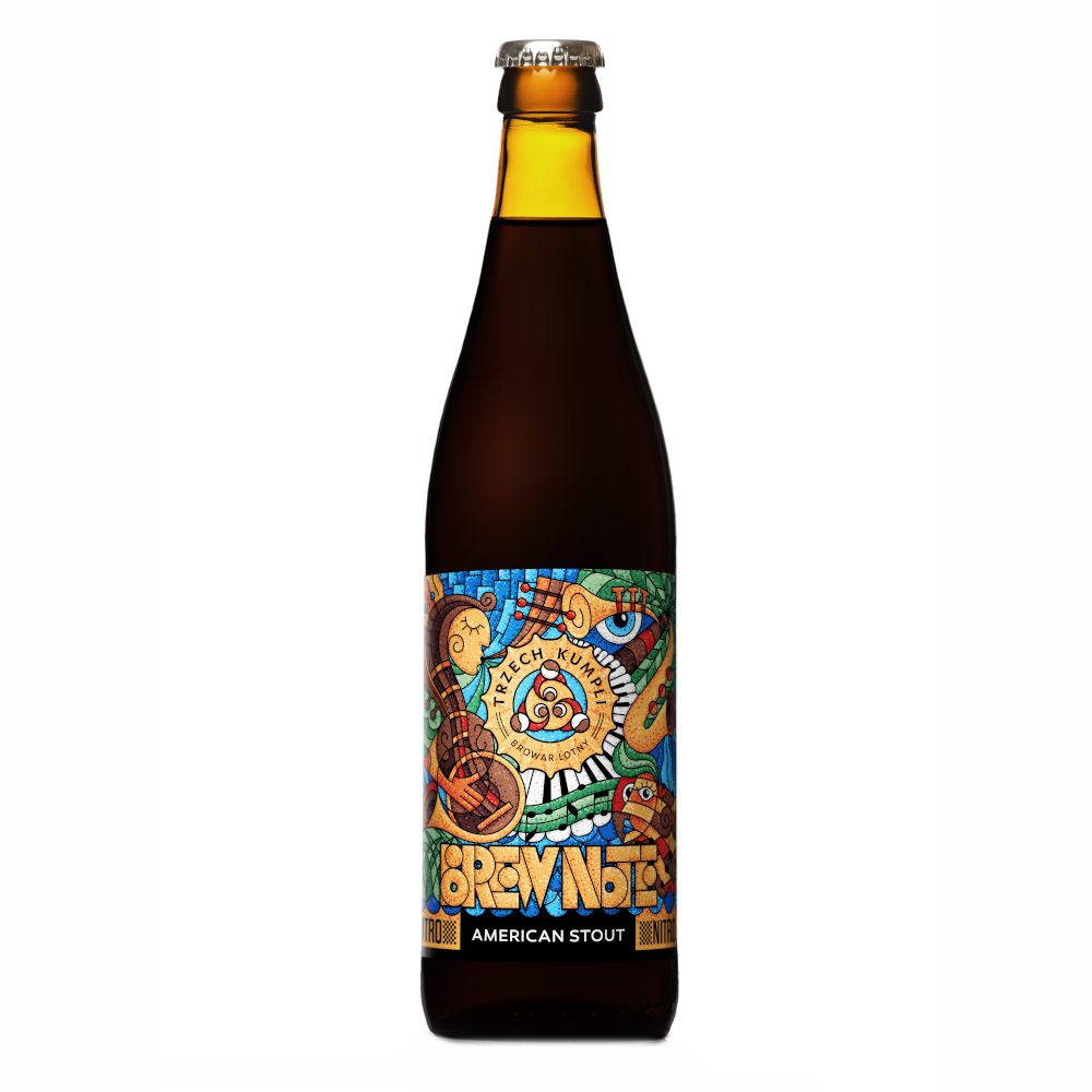 Piwo Trzech Kumpli Brew Note - American Stout 5,2% 500 ml