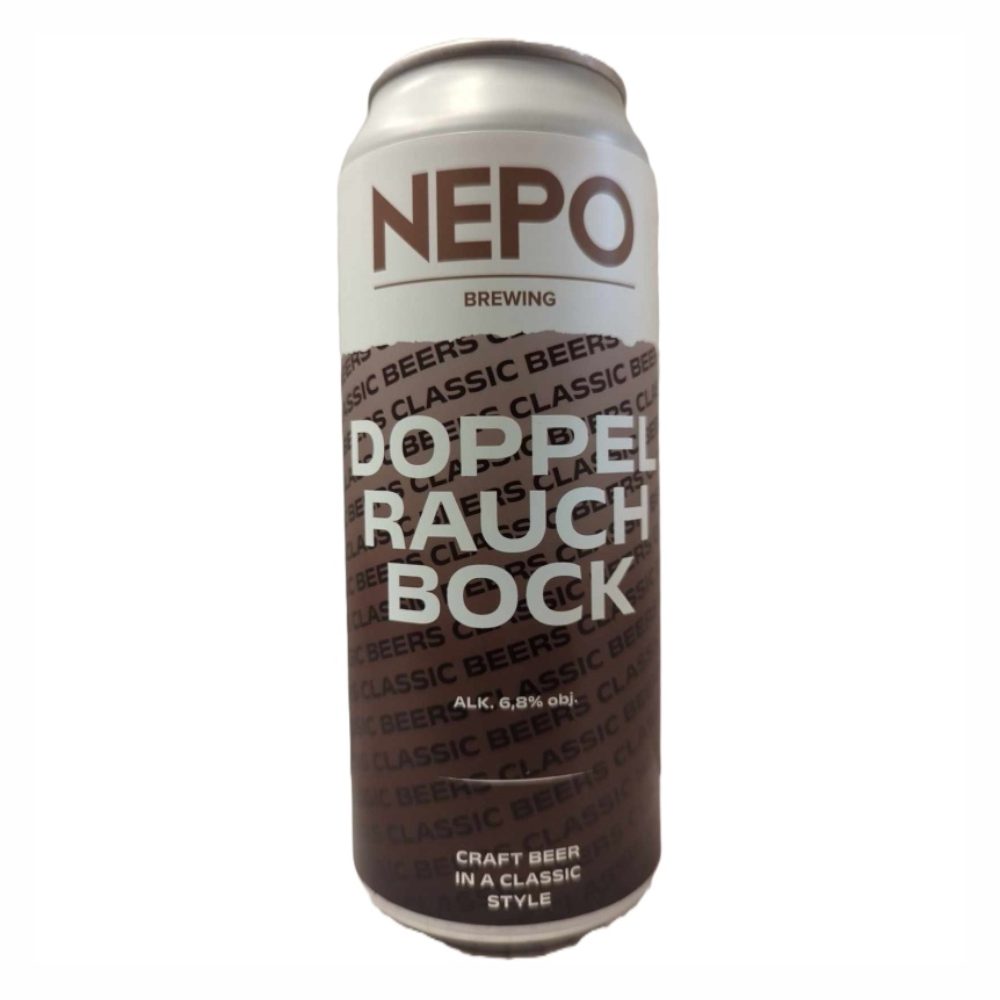 Piwo Nepomucen Doppel Rauchbock 6,8% 500 ml puszka