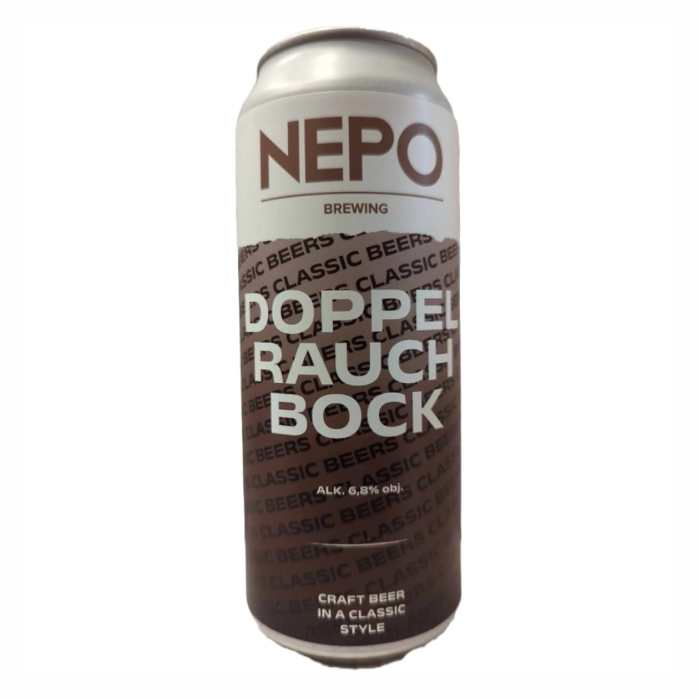 Piwo Nepomucen Doppel Rauchbock 6,8% 500 ml puszka