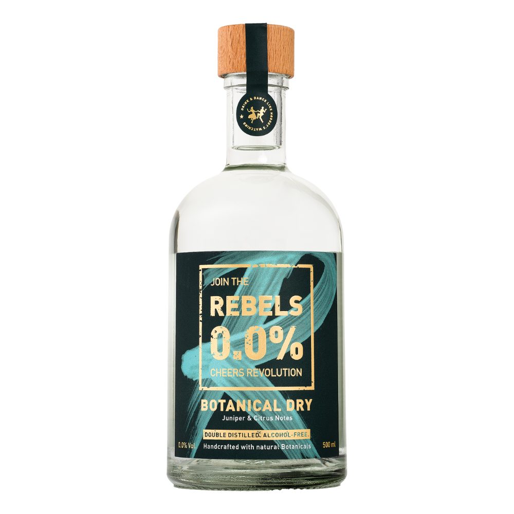 Gin Rebels Botanical Dry 0% 500 ml