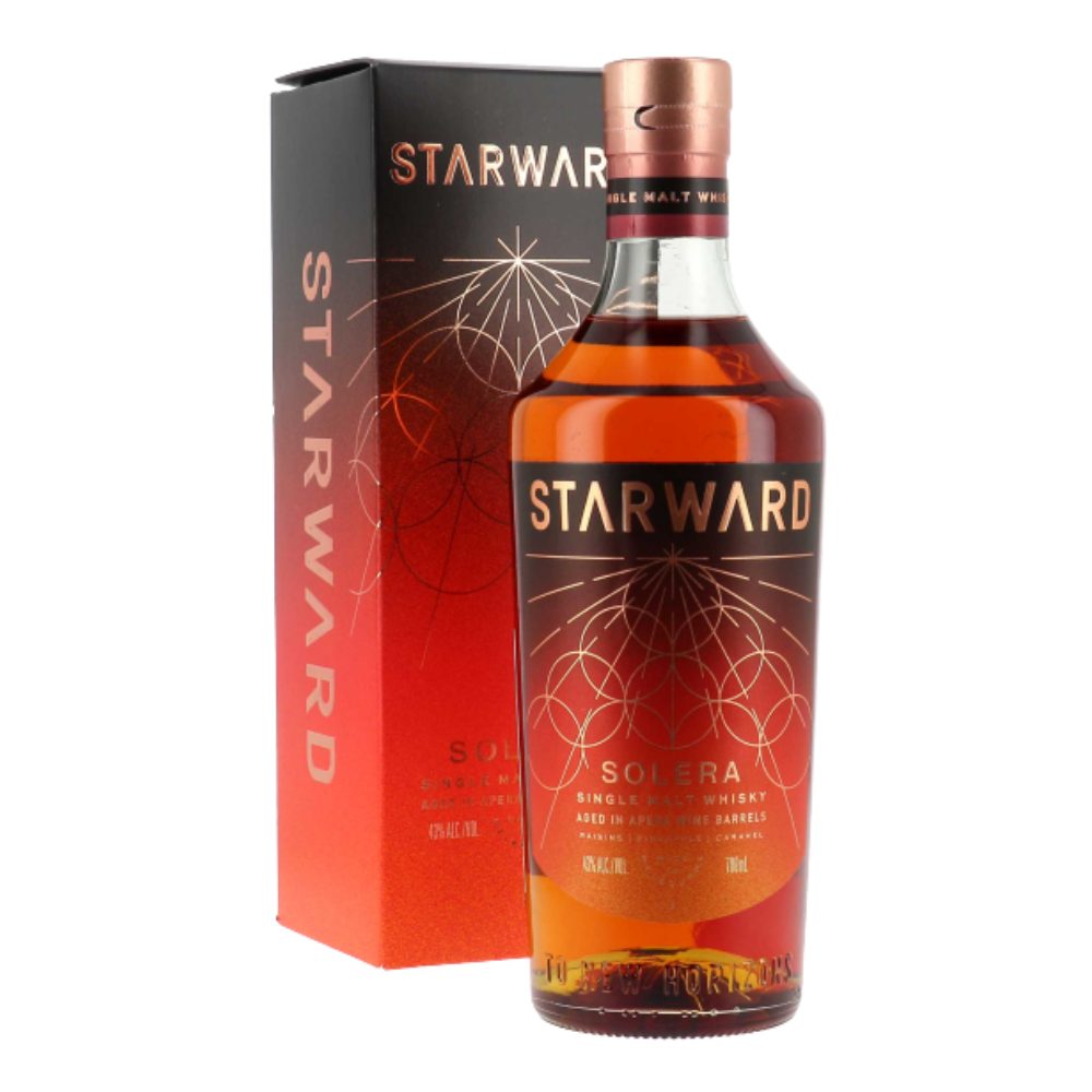 Whisky Starward Solera old design 43% 700 ml kartonik