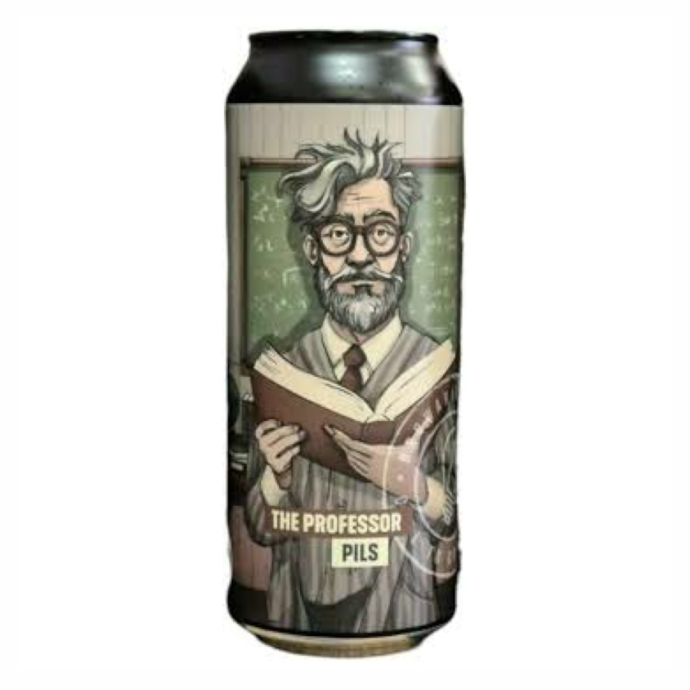Piwo Brokreacja The Professor Pils 5,2% 500 ml puszka