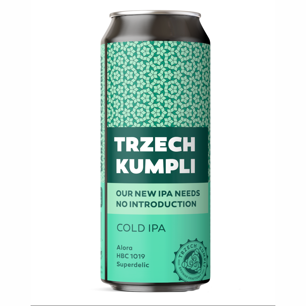 Piwo Trzech Kumpli Cold IPA 5,9% 500 ml puszka