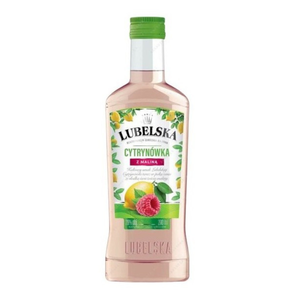 Likier Lubelska Cytryna Malina 25% 200 ml