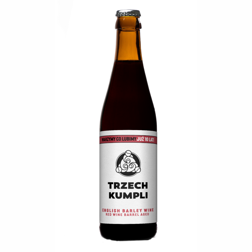 Piwo Trzech Kumpli English Barley Wine Red Wine Barrel Aged 10,8% 330 ml
