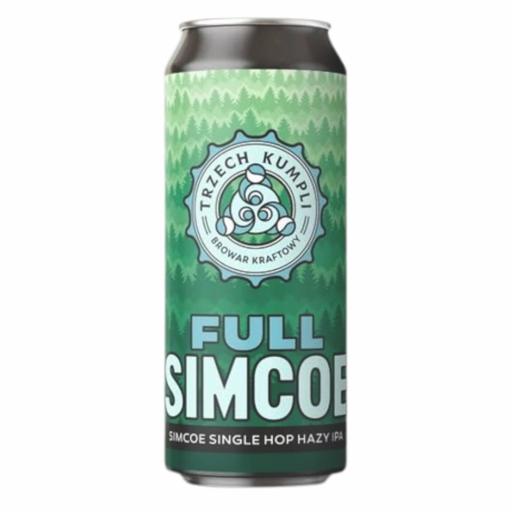Piwo Trzech Kumpli Full Simcoe Single Hop Hazy IPA 5,6% 500 ml