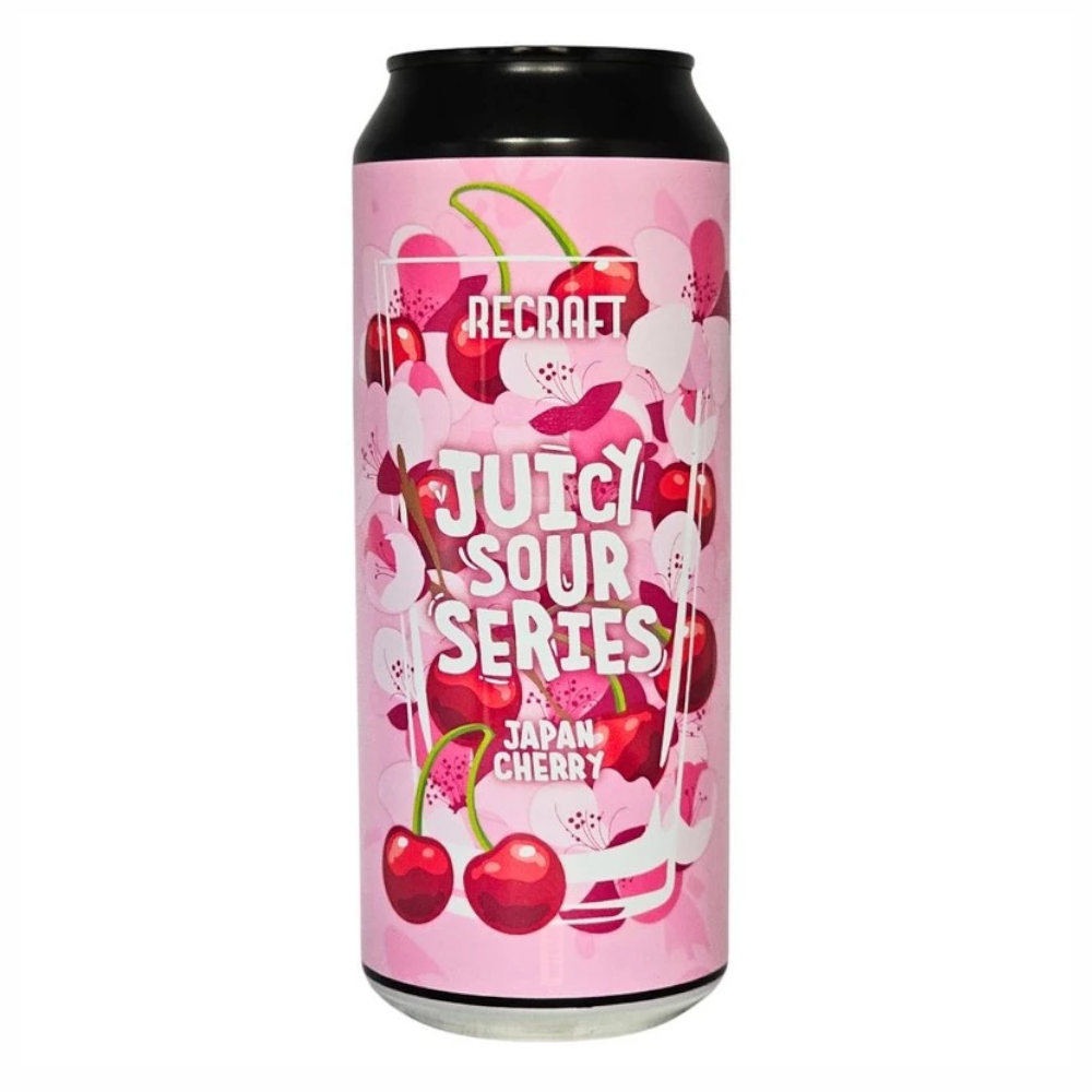 Piwo ReCraft: Juicy Sour Japan Cherry 4,1% 500 ml puszka