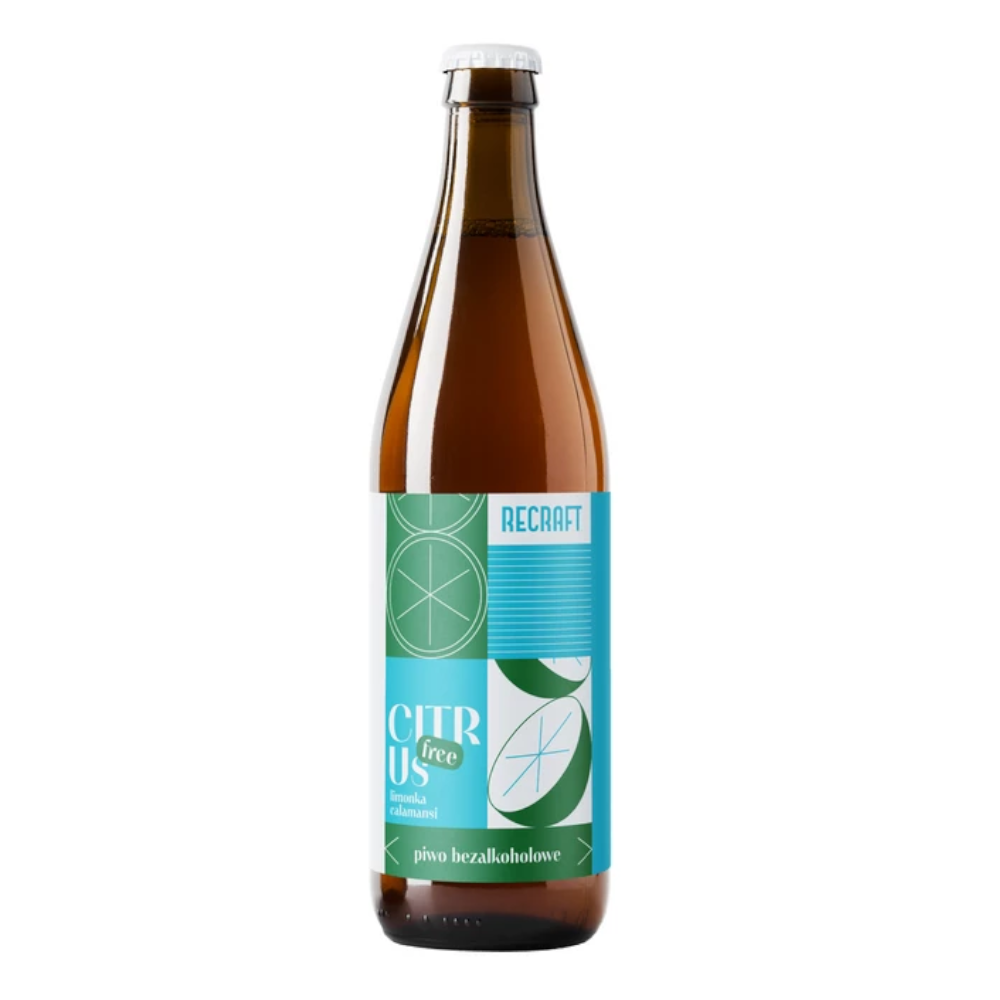 Piwo ReCraft Bezalkoholowe Citrus IPA 0% 500 ml