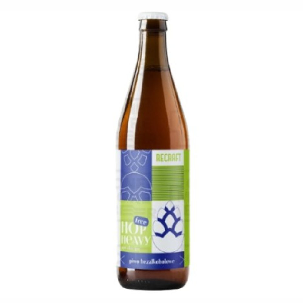 Piwo ReCraft Bezalkoholowe Hop Heavy IPA 0% 500 ml
