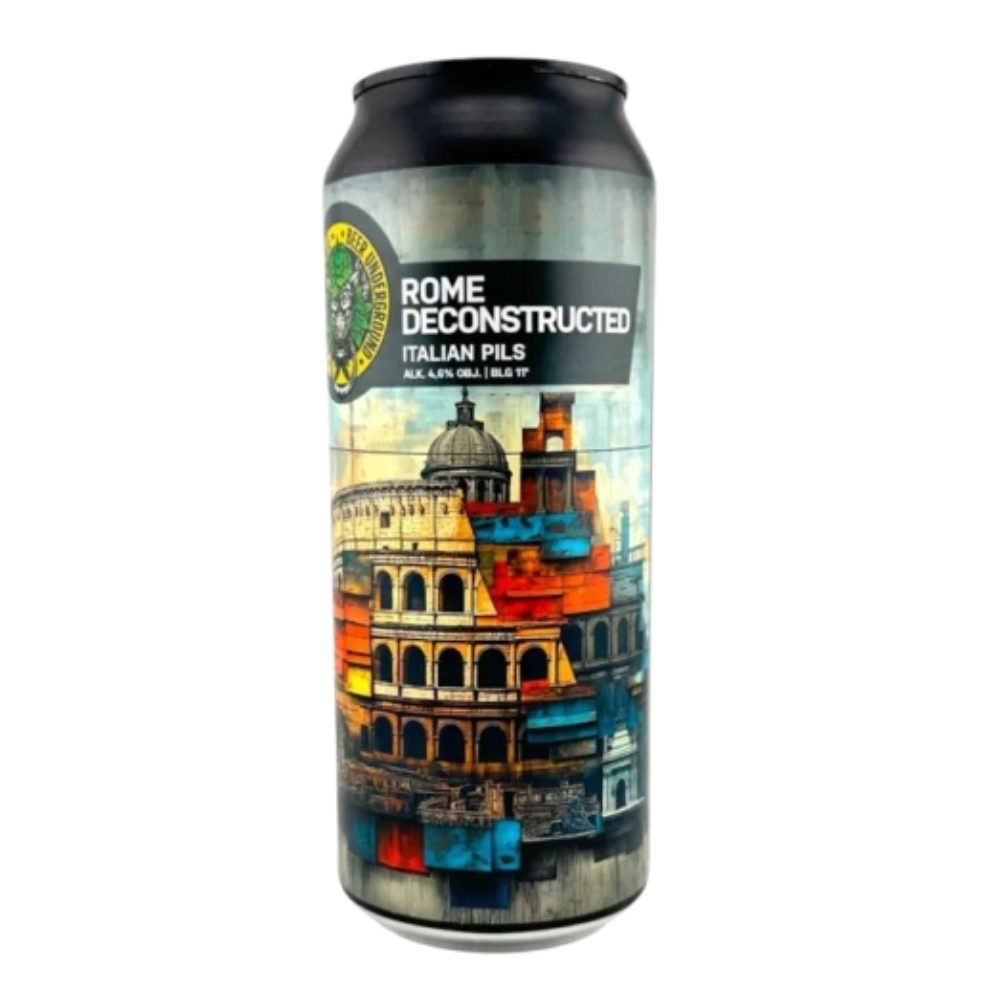 Piwo Piwne Podziemie Rome Deconstructed - Italian Pils 4.6% 500ml puszka