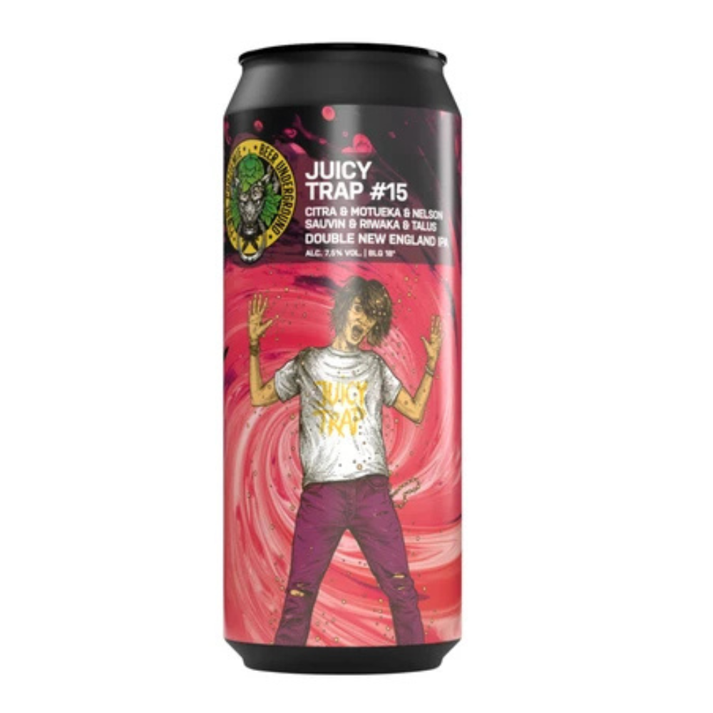 Piwo Piwne Podziemie: Juicy Trap #15 Double New England IPA 7,5% 500ml  puszka