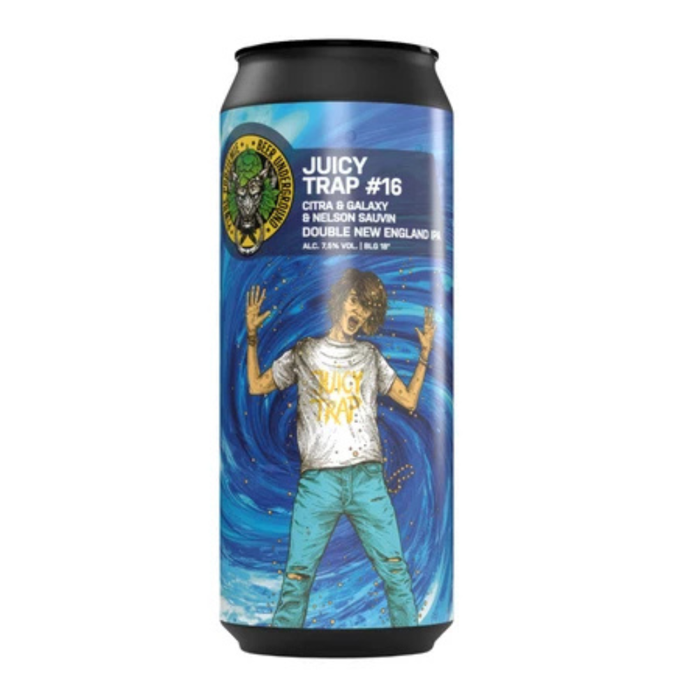 Piwo Piwne Podziemie: Juicy Trap #16  Double New England IPA 7,5% 500ml puszka