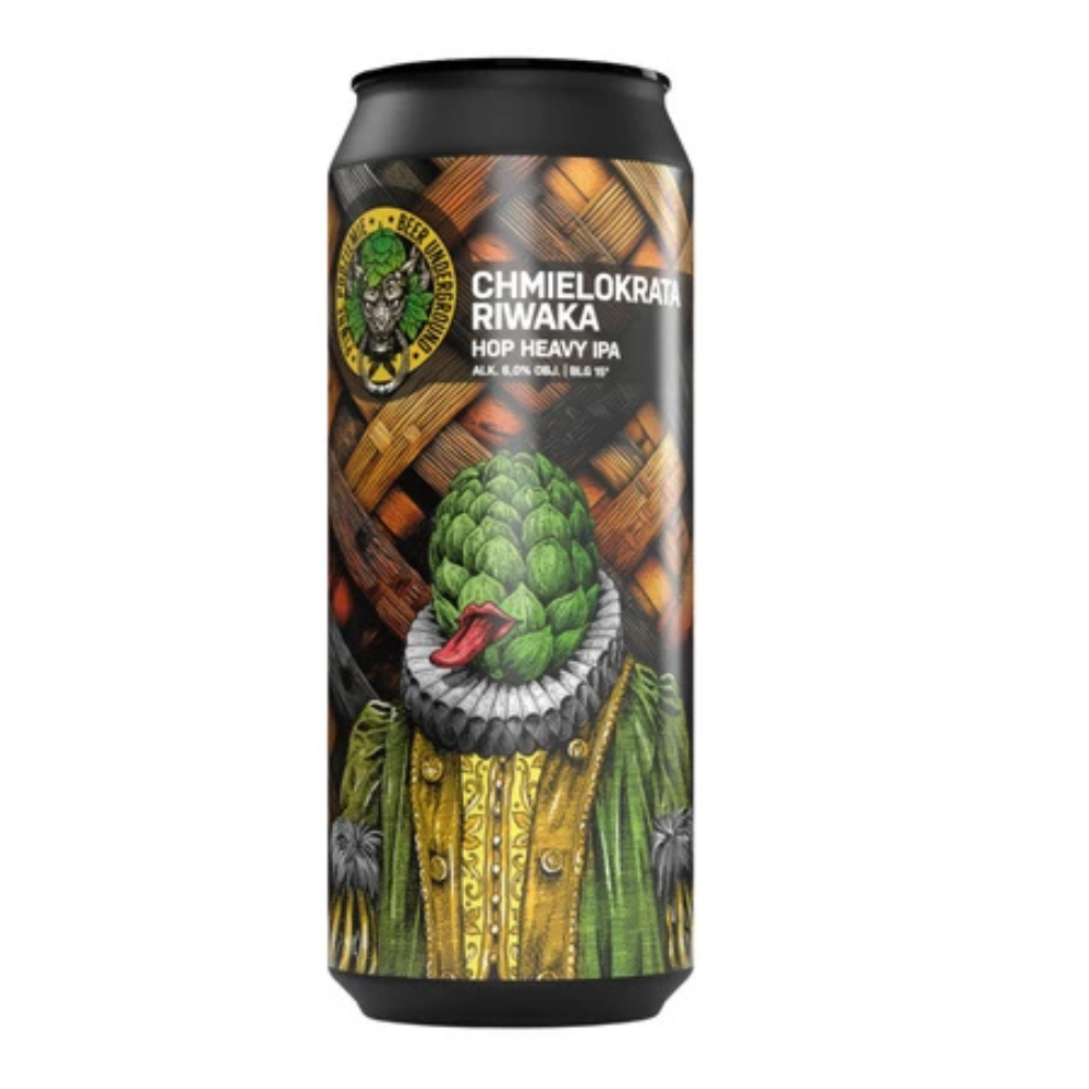 Piwo Piwne Podziemie Chmielokrata Riwaka 6% 500 ml puszka