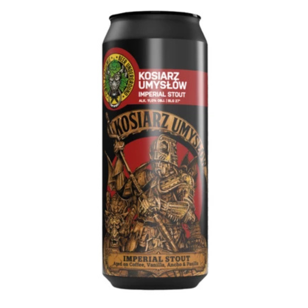 Piwo Piwne Podziemie Kosiarz Umysw - Imperial Stout 10% 500 ml puszka