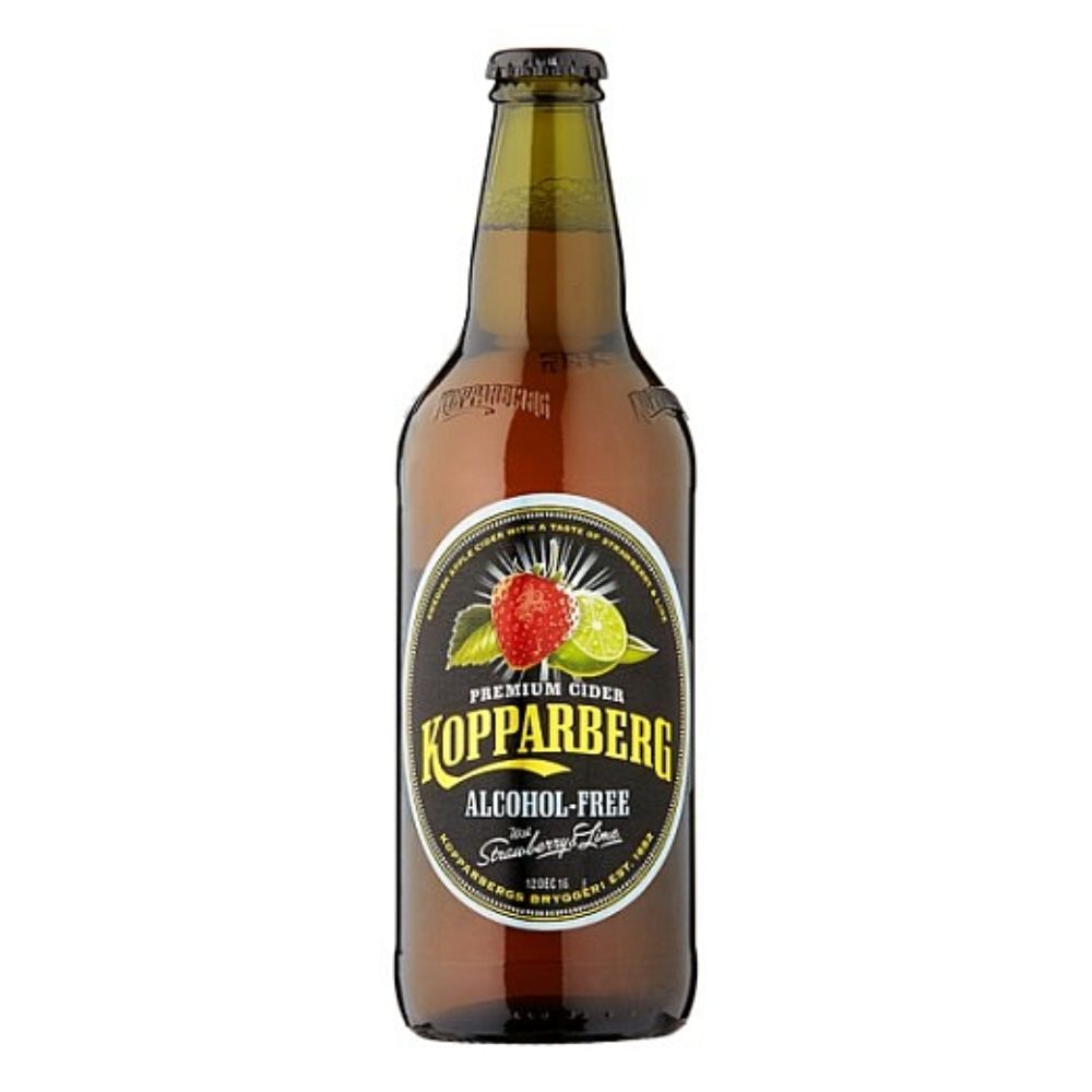 Cydr Kopparberg  Alcohol-Free Strawberry & Lime 0% 500 ml
