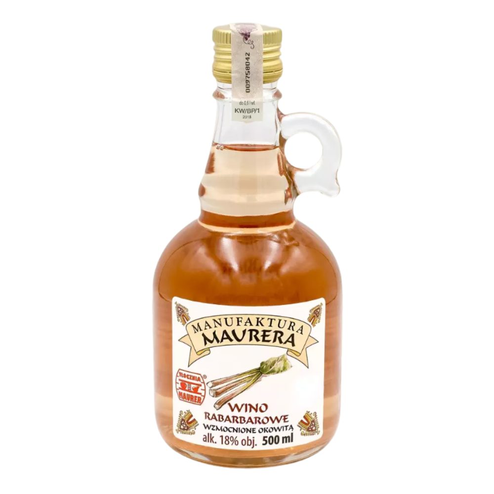 Wino wzmacniane Rabarbarowe 18% 500 ml