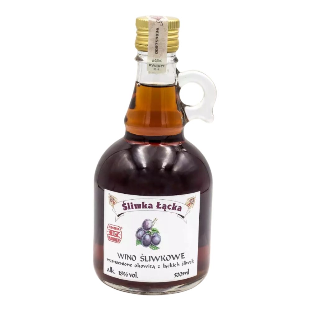Wino wzmacniane Śliwkowe 18% 500 ml