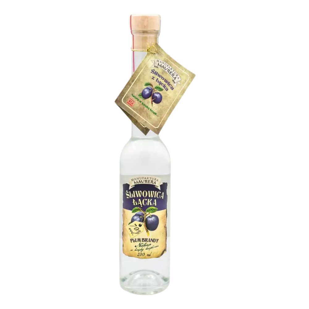 Okowita Śliwowica Łącka 70% 200 ml