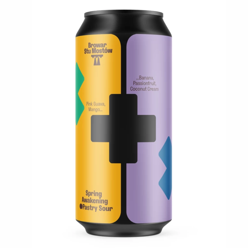 Piwo Stu Mostów Spring Awakening - Pastry Sour 4,5% 440 ml puszka