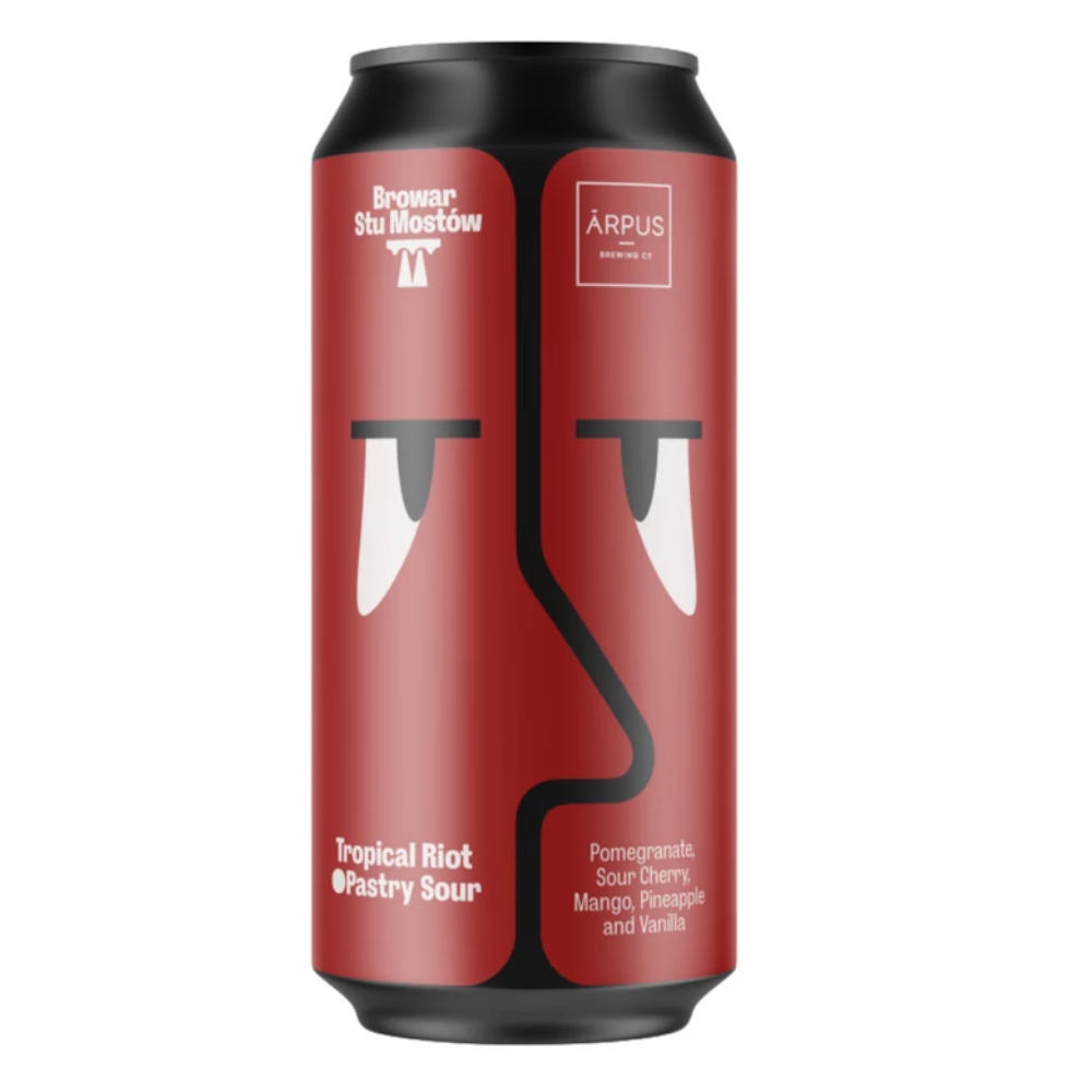 Piwo Browar Stu Mostów Tropical Riot - Pastry Sour 440 ml puszka