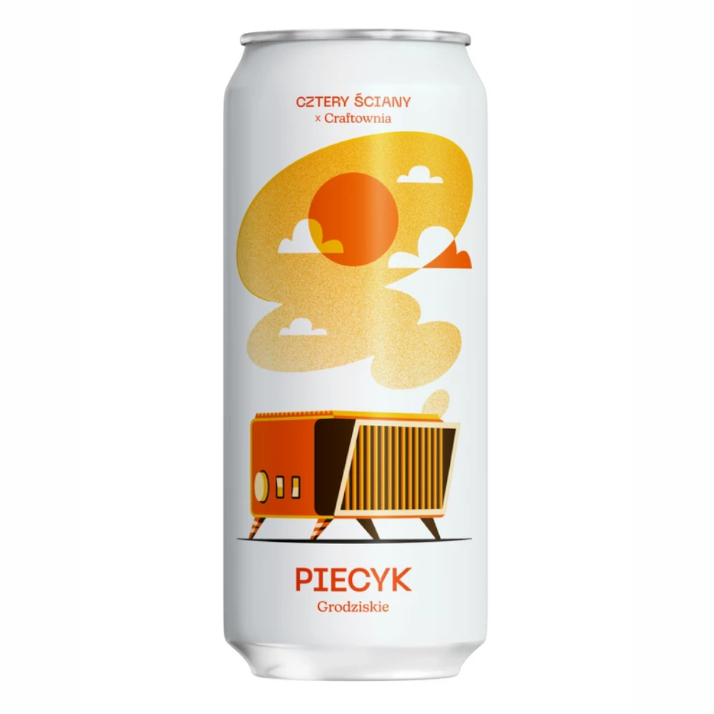 Piwo Cztery Ściany Piecyk Grodziskie 2,7% 500 ml puszka