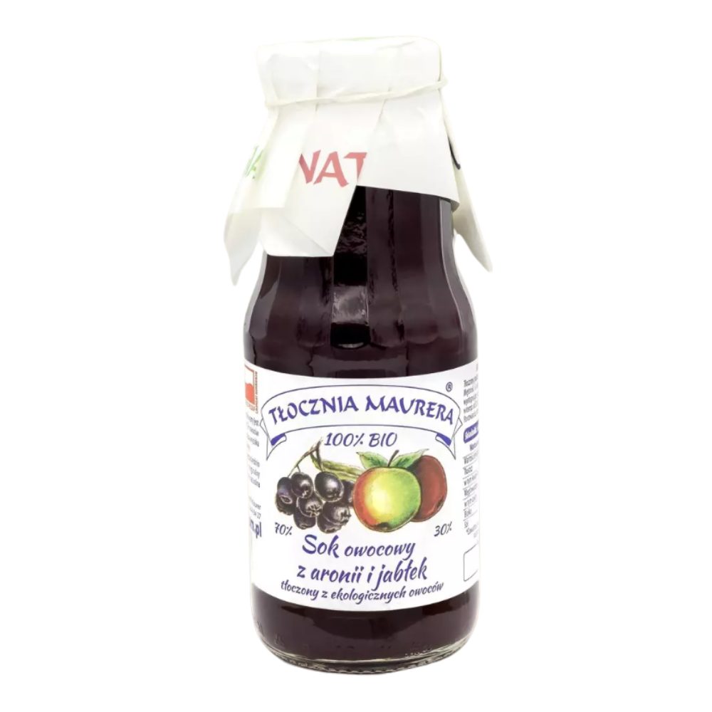 Sok Tłocznia Maurer aroniowy z jabłkiem BIO 300 ml