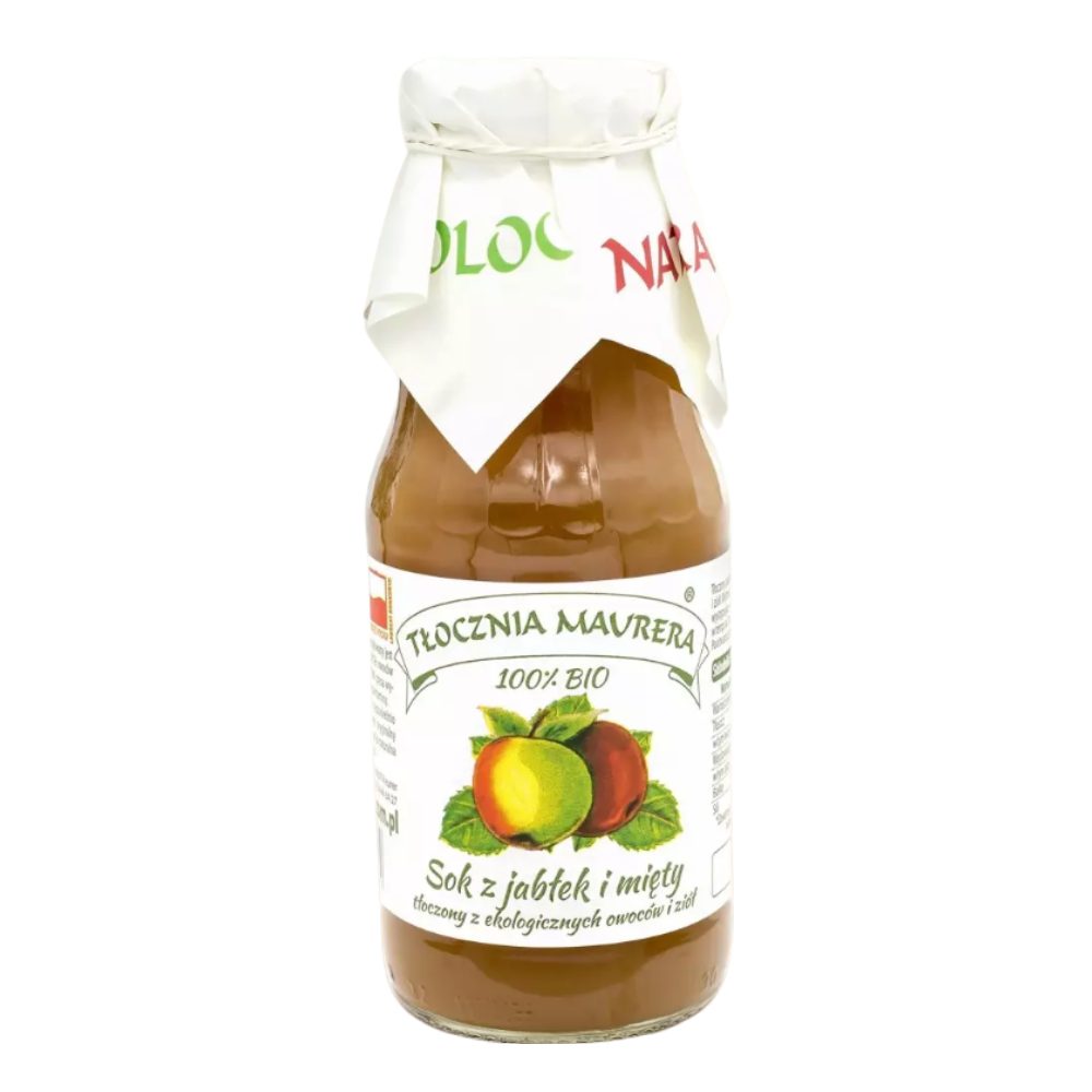 Sok Tłocznia Maurer jabłkowy z mietą BIO 300 ml