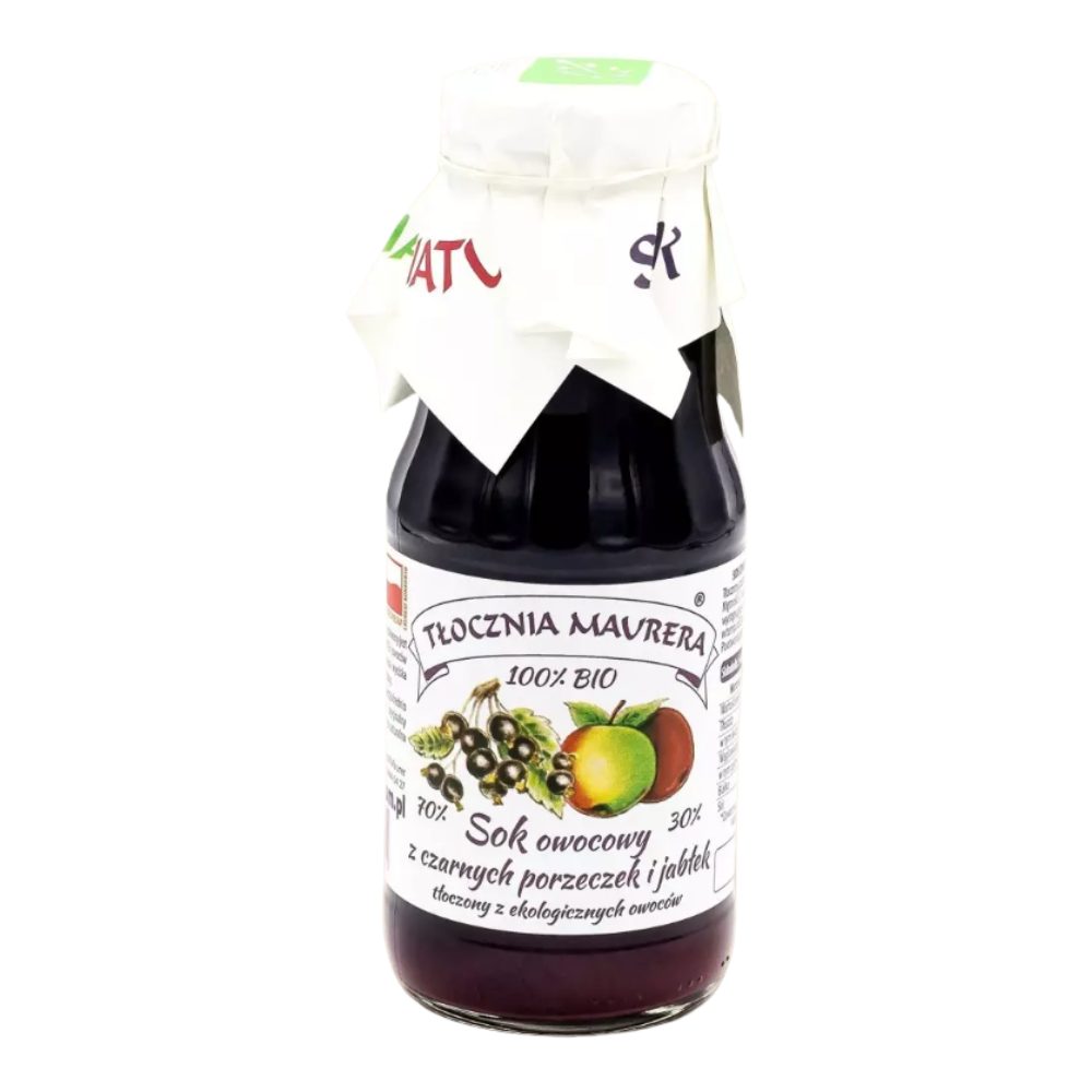 Sok Tłocznia Maurer czarna porzeczka z jabłkiem 300 ml