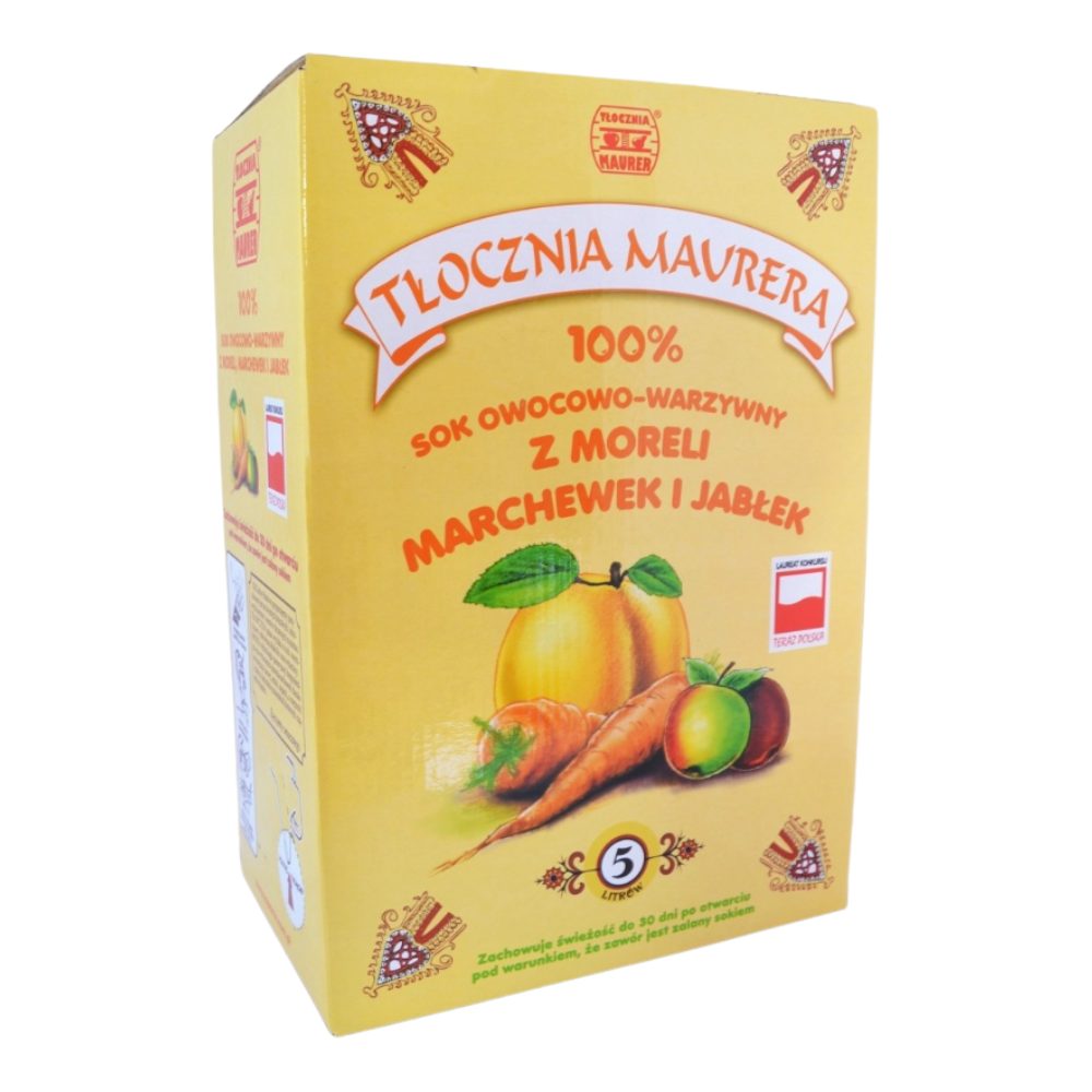 Sok Tłocznia Maurer morela-marchew-jabłko 5000 ml