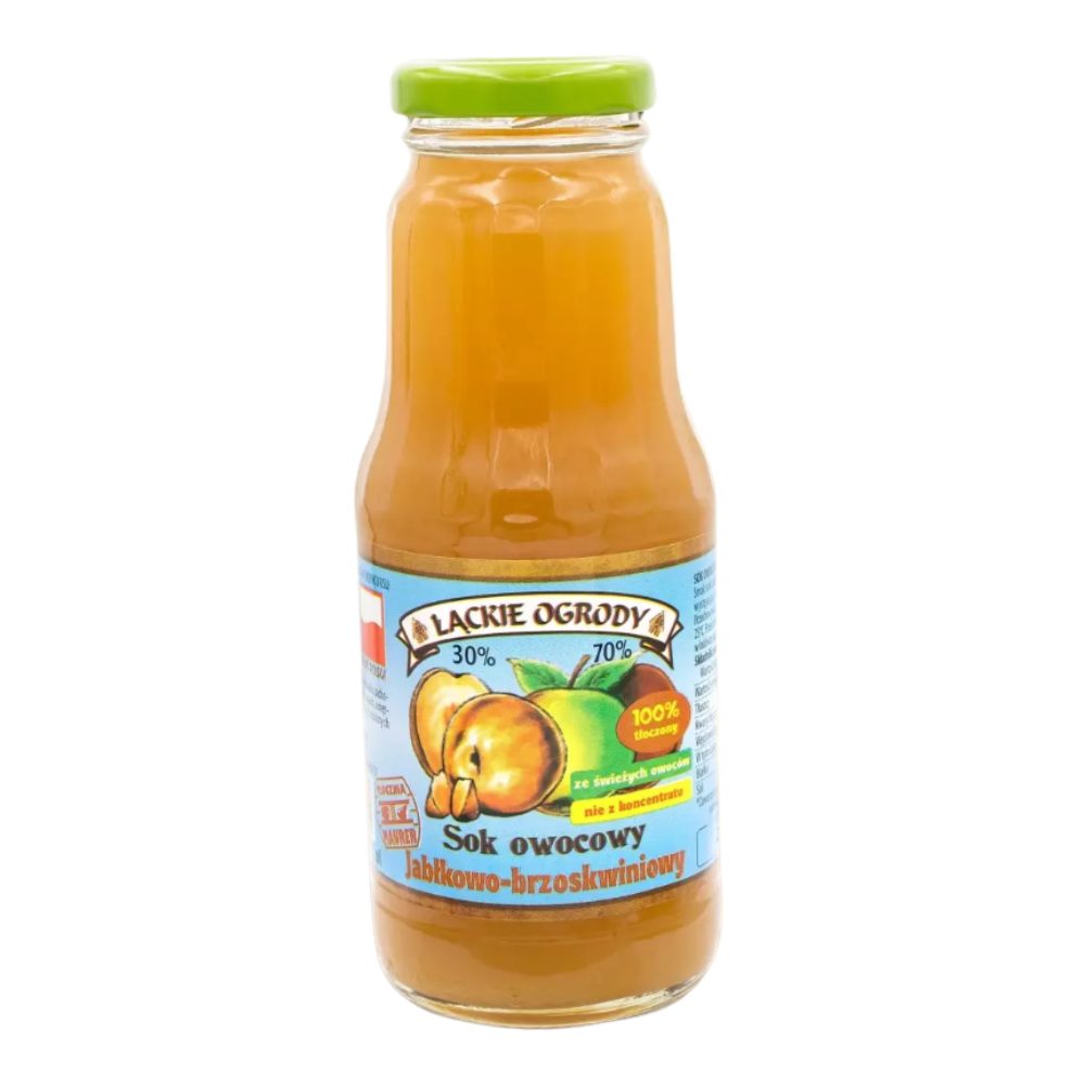 Sok Łąckie Ogrody jabłkowo-brzoskwiniowy 300 ml