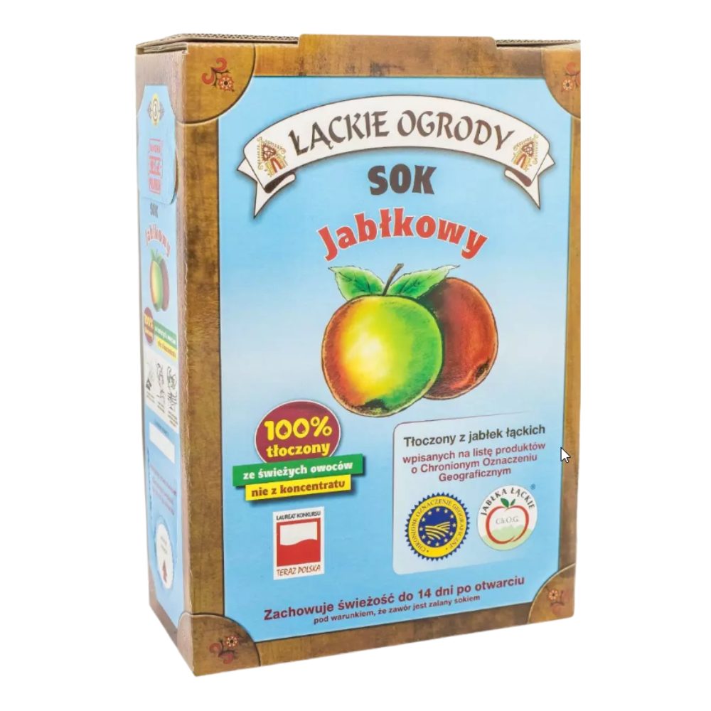 Sok Łąckie Ogrody jabłkowy 5000 ml