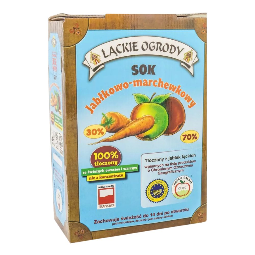 Sok Łąckie Ogrody jabłkowo - marchewkowy 5000 ml