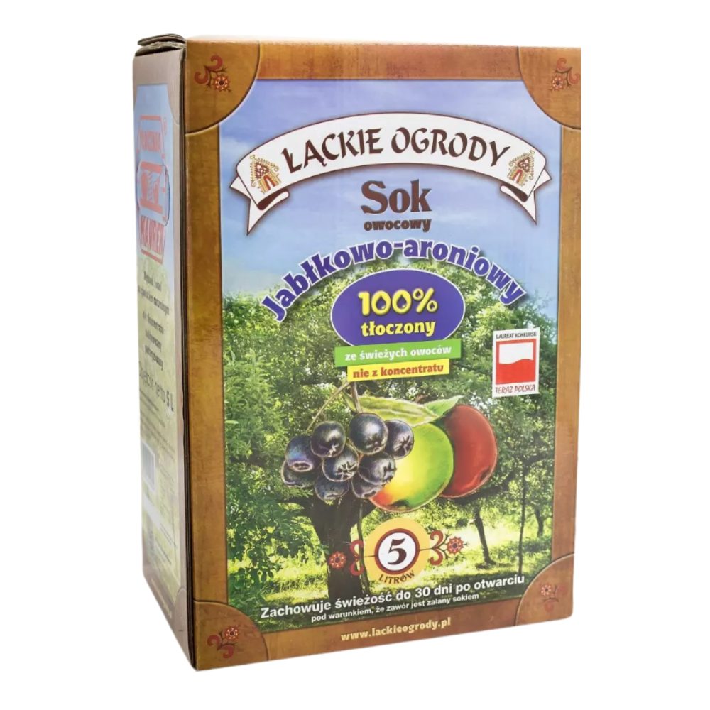 Sok Łąckie Ogrody jabłkowo - aroniowy 5000 ml