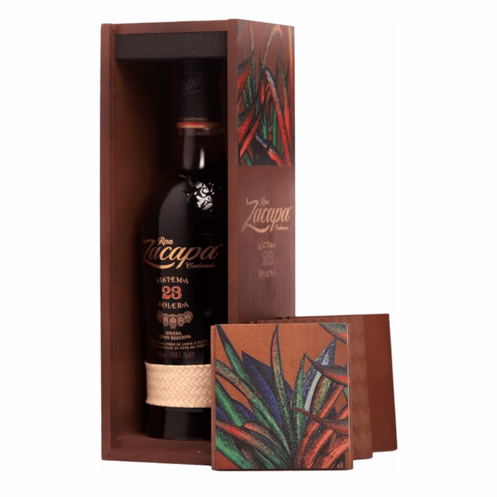 Rum Ron Zacapa 23 Centenario + Podstawki 40% 700 ml Skrzynka
