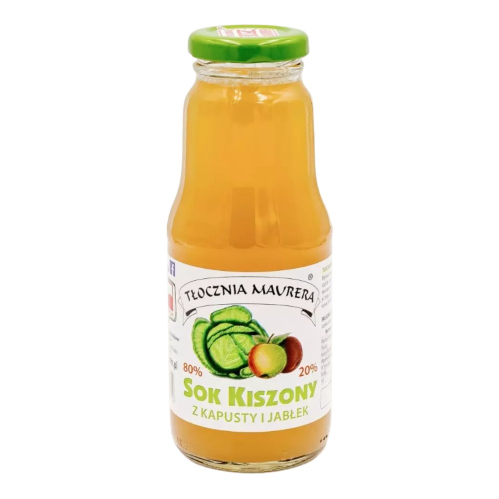 Sok tłoczony z kapusty i jabłek 300 ml