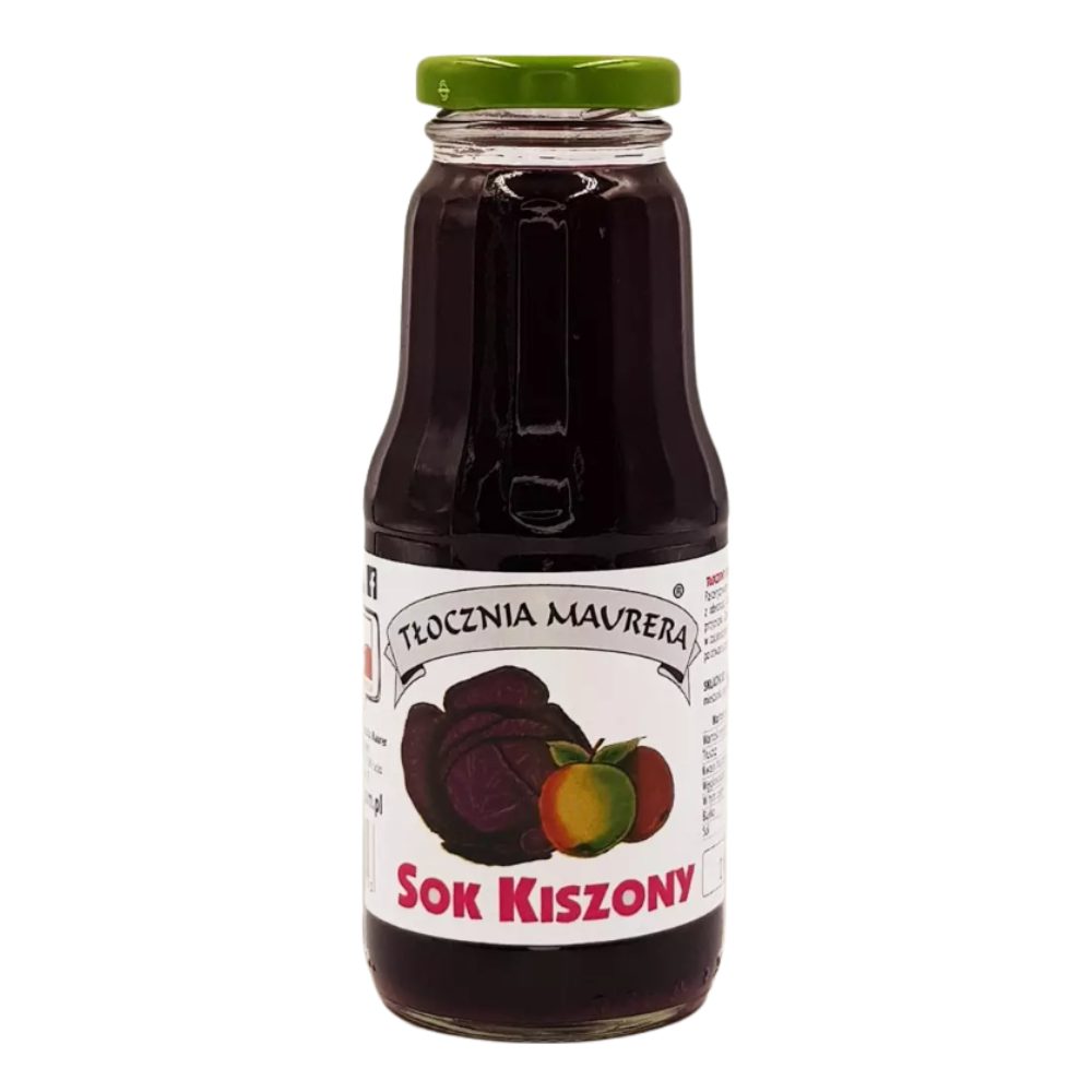 Sok tłoczony z czerwonej kapusty i jabłek 300 ml