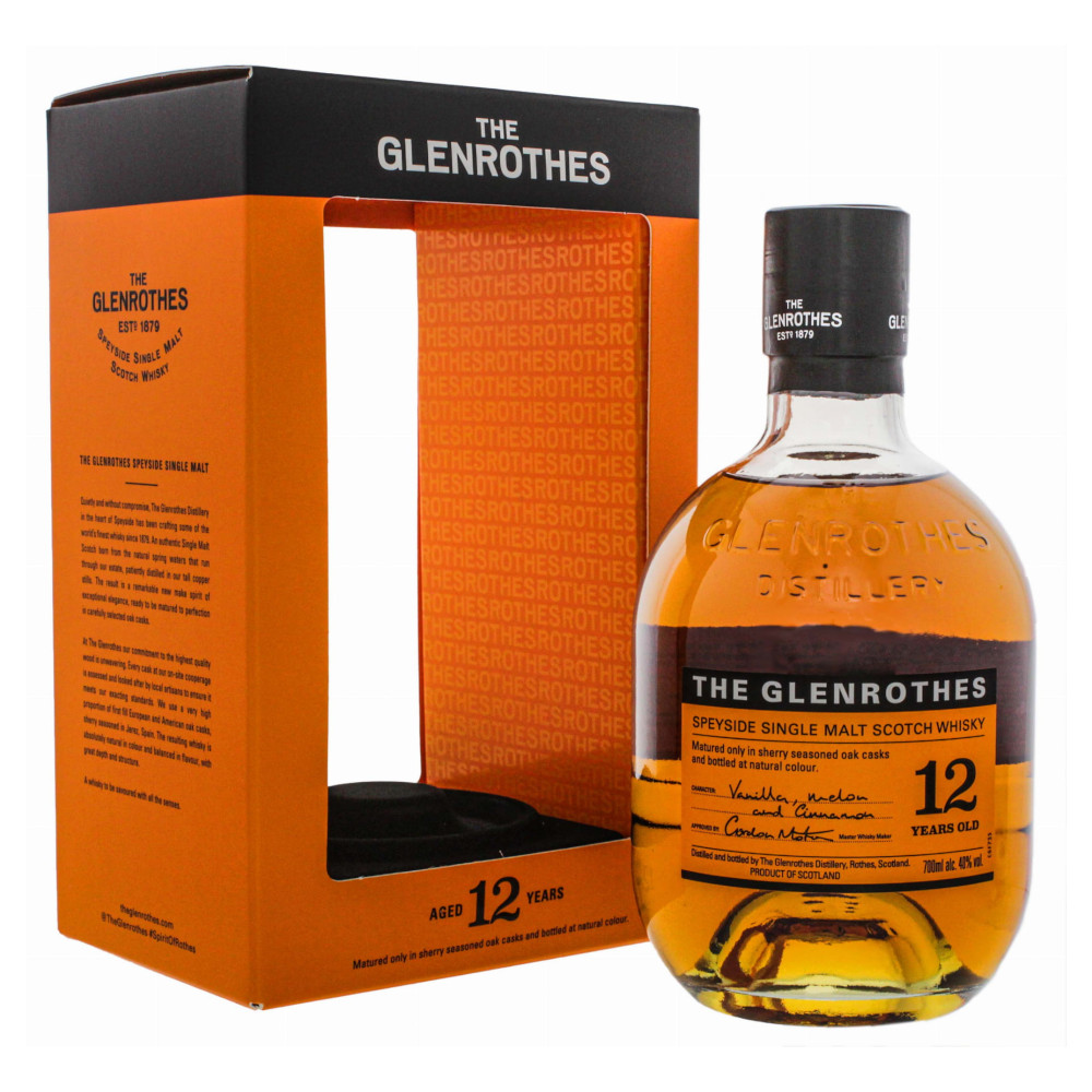 Whisky Glenrothes 12YO  40% 700 ml kartonik