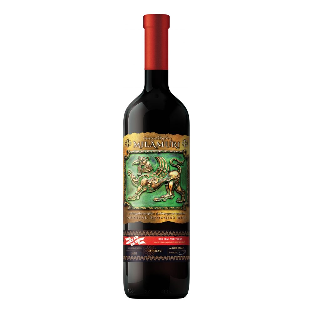 Wino Milamuri Red 11% czerwone półsłodkie 750 ml