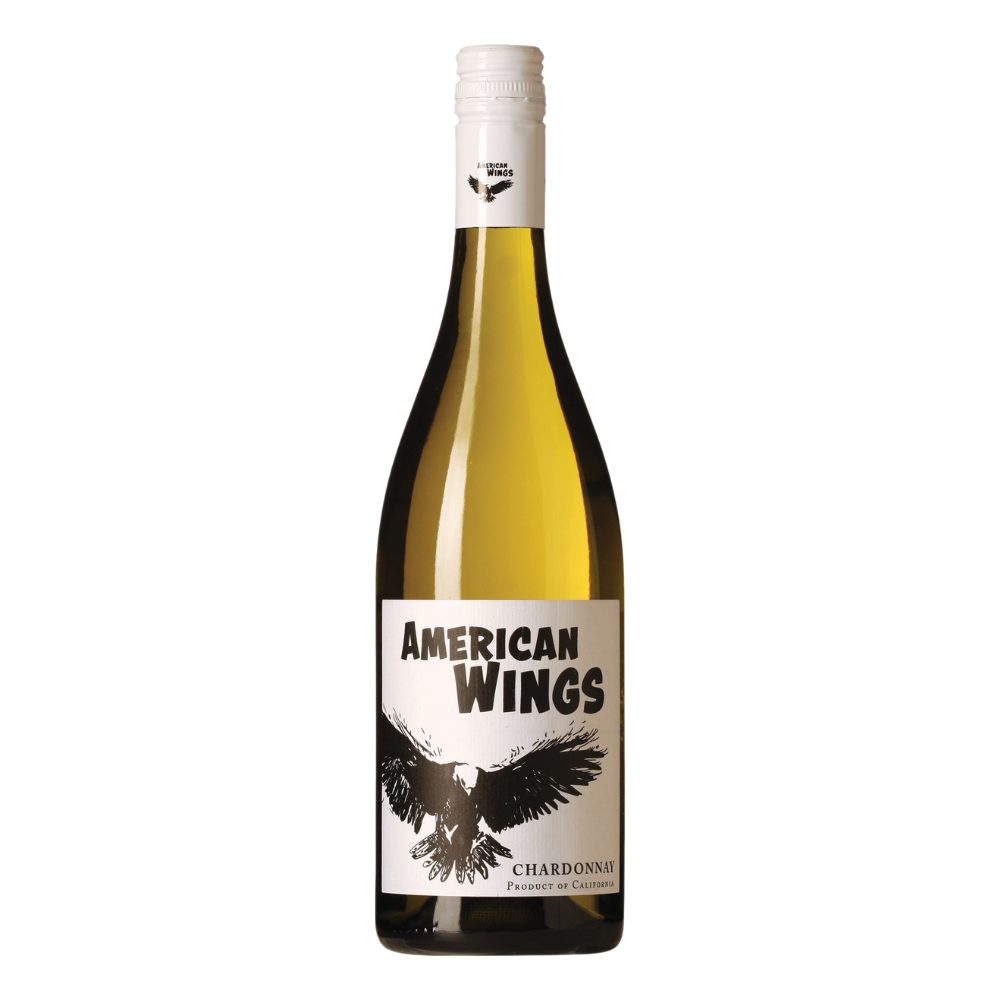 Wino American Wings Chardonnay 12,5% białe wytrawne 750 ml