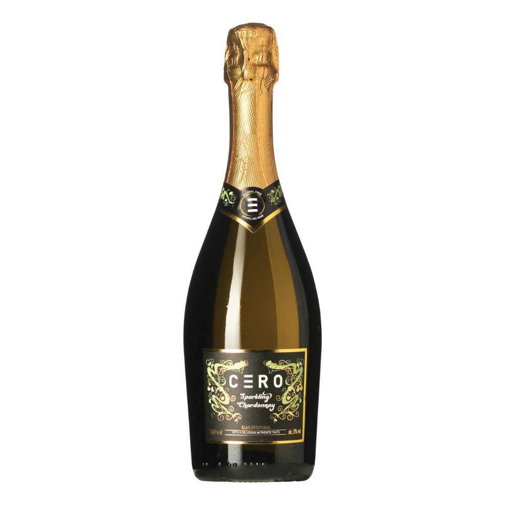 Wino Cero Sparkling Chardonnay 0% białe wytrawne 750 ml