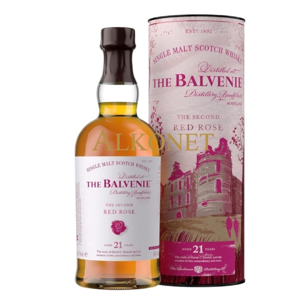 Whisky The Balvenie 21YO Red Rose 48,1% 700 ml tuba