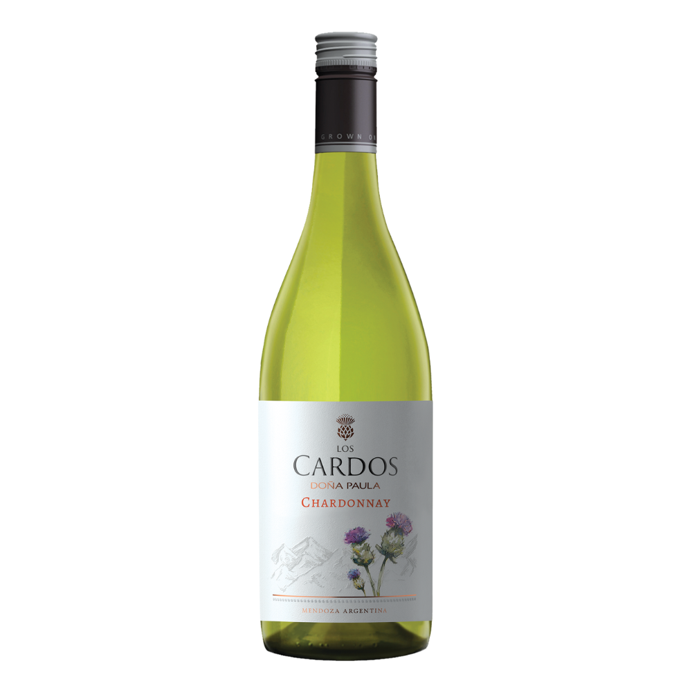 Wino Los Cardos Chardonnay 13,5% białe wytrawne 750 ml