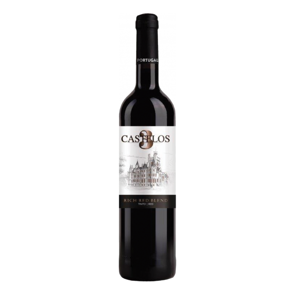 Wino Tres Castelos Tinto 12% czerwone wytrawne 750 ml