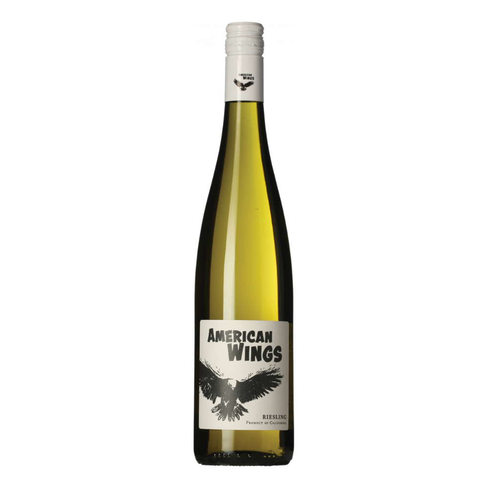 Wino American Wings Riesling 12,5% białe półsłodkie 750 ml