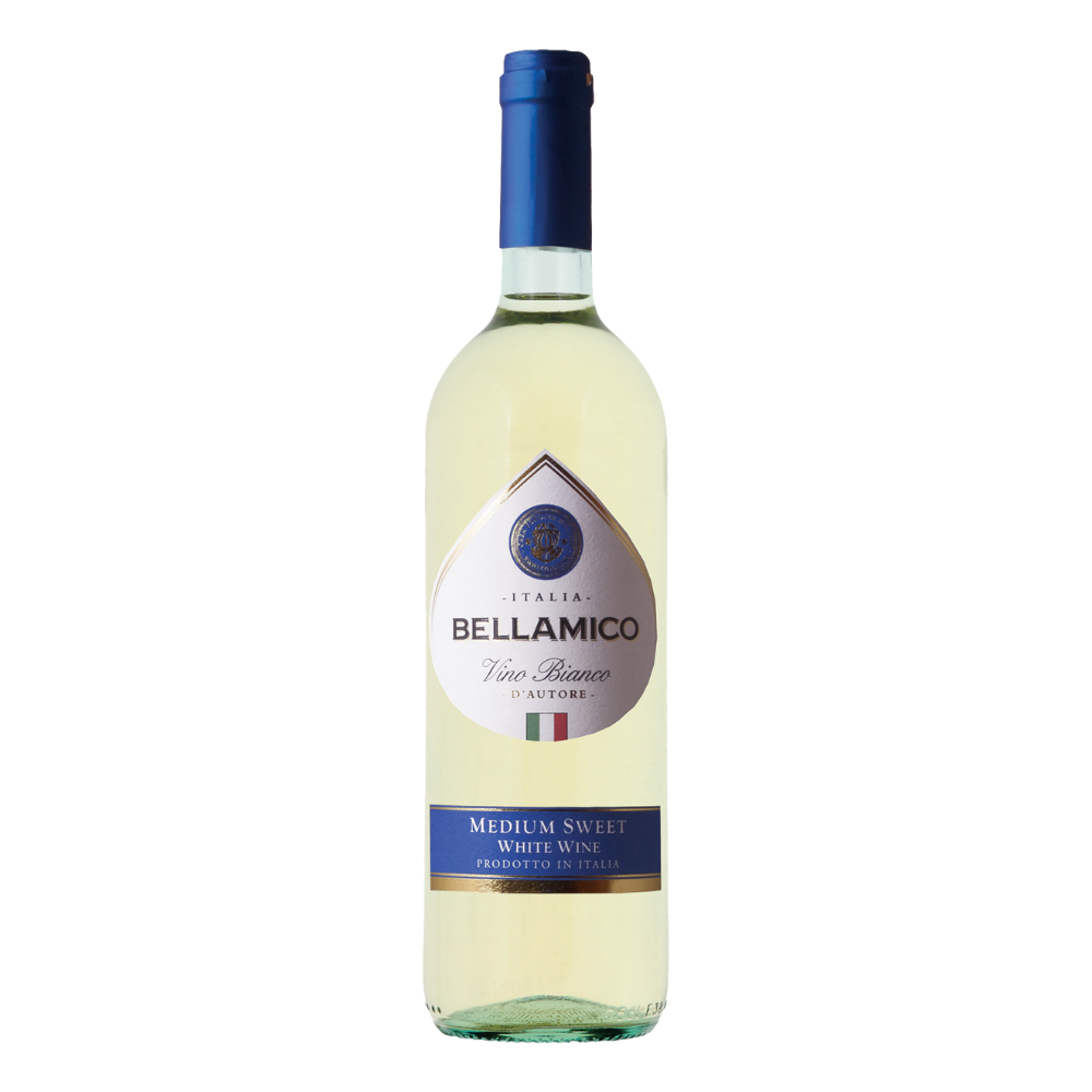 Wino Bellamico Bianco 10% białe półsłodkie 750 ml